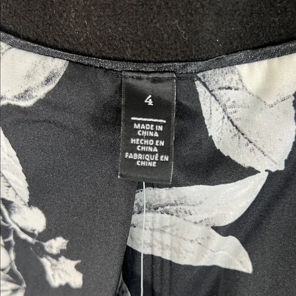 WHBM • NWT Black Fur-Collar Pea Coat - Picture 6 of 10